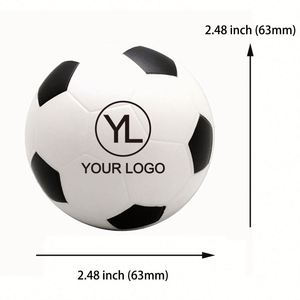 Custom LOGO Digital Printing Sports Soft Squeezable Anxiety Relief Relaxation Squeeze Foam Party Favor Toy Mini Soccer Stress - Product Image 2