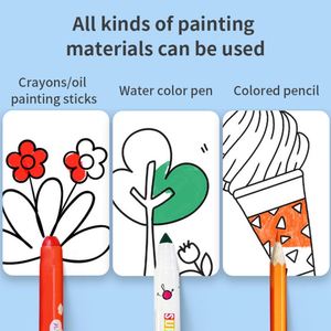 กระดาษม้วนระบายสีสำหรับเด็ก Zhorya OEM 3M สำหรับวาดภาพ ระบายสี ศิลปะติดผนัง ของขวัญสำหรับเด็ก - Product Image 3