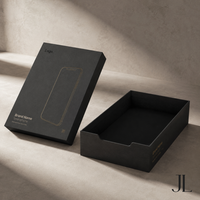 Boîtes en papier de luxe pour téléphone portable, logo personnalisé imprimé, boîte électronique rigide en carton