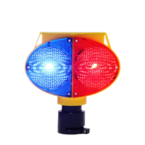 A doppio lato a energia solare barricata a LED leggera traffico stradale intelligente conica avviso luce lampeggiante 1000M notte - Product Image 6