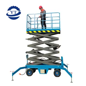 Aerial Cheapest Outdoor 500kg 6m 8m 10m12m Aerial Lift Man Lift Hydraulic With CE