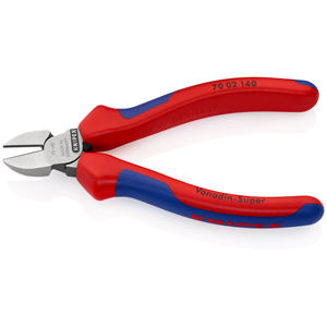 KNIPEX 70 02 140 SB Cortador diagonal con mangos multicomponentes negro 140 mm - Product Image 2
