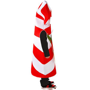 Costumes de noël canne à sucre Cosplay Costume garçon père noël boîte-cadeau vêtements fête de vacances scène Performance Costume - Product Image 3