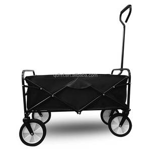 עגלת קמפינג מתקפלת ניידת איכותית לגינה ולחוץ, עגלת שירות איכותית - Product Image 3