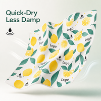 Serviettes en coton double face ultra absorbantes, séchage rapide, douces, sans peluches, qualité A, sûres pour les enfants, usage domestique, directement de l'usine