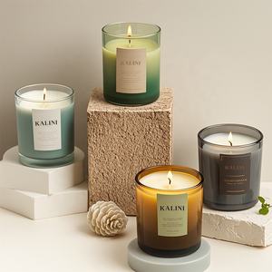 ขวดโหลแก้วใส่เทียนพร้อมฝาปิดภาชนะแก้วเปล่าหรูหราไม่เหมือนใครสำหรับตกแต่งบ้าน - Product Image 6