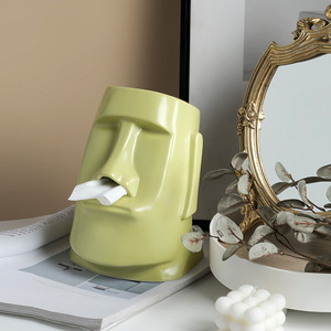 صندوق مناديل الأنف الإبداعي الاسكندنافي صندوق درج خزفي لتخزين الحلي الزخرفية - Product Image 4