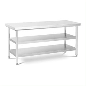 Polished Finish Stainless Steel Workbench With 300kg Load Capacity for Commercial Kitchen - Product Image 2