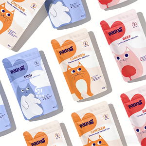 Custom Printed Stand Up Pet Food Bags | Aluminum <b>Foil</b> Zipper Packaging with <b>Window</b> for Freeze Dried Pet Food - Product Image 6