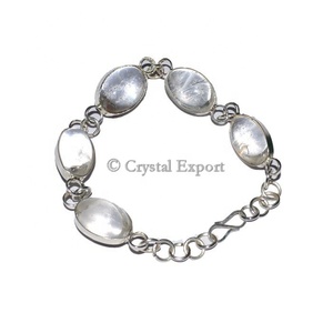 Top Grade Product <b>Crystal</b> Quartz Lingam <b>Bracelets</b> - Buy <b>Crystal</b> Gemstone <b>Bracelets</b> Hand Crafted Beaded <b>Bracelets</b> - Product Image 1