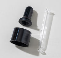 20/410 20/415 22/400 24/410 compte-gouttes en plastique PP + verre pour flacons d'huiles essentielles