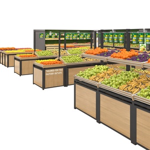 Table Store Grocery Showcase Supermarket Refrigerator Moveable And Vegetable Tack Display Pp Cake Stand Fruit Plate - Product Image 1