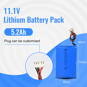 Kunden spezifischer Li-Ionen 12V Lithium Akku <span class=keywords><strong>18560</strong></span> Lithium Ionen Akku 3 S2P 11.1V 5.2Ah Akku - Product Image 6