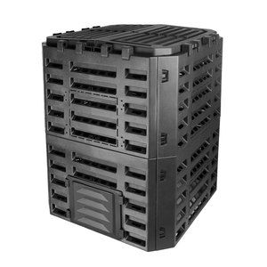 Composteur de jardin 340L pour le compostage à l'extérieur à double rotation - Product Image 2