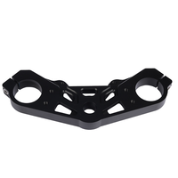 Plaque d'adaptateur de fourche avant de colonne de direction de moto sur mesure triple modifiée