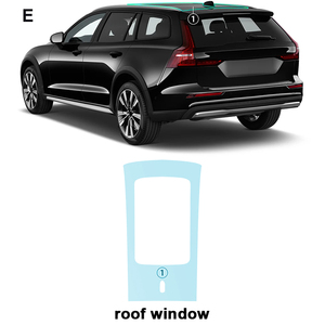 Para Volvo V60 <span class=keywords><strong>Inscription</strong></span> R Design, Cada Parte de la Película Protectora de TPU PPF Precortada, Película Transparente Autorreparable Antiarañazos - Product Image 5