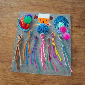 Bán Buôn Satin <span class=keywords><strong>Polyester</strong></span> Dây Buộc Với Móc Handmade Bện Chuỗi Dệt Sợi Dây Thừng Key Chủ Đầy Màu Sắc Satin Phụ Kiện - Product Image 5