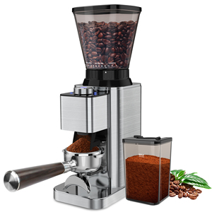 Moulin à café commercial grande capacité 250g pour usage domestique et expresso avec réglages ajustables - Product Image 1