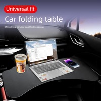Plateau pliable pour volant de voiture, bureau universel pour ordinateur portable pour les voyages et le bureau
