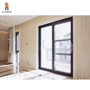 Phong cách tối giản Bungalow biệt thự cửa sổ trượt nhôm tròn louvered chống trộm kính màu bảo đảm cho phòng ngủ