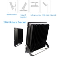 Projecteurs extérieurs 50W 6500LM avec capteur PIR et éclairage à 270° °   Lampes d'extérieur grand angle IP66 pour patio, cour, maison, garage