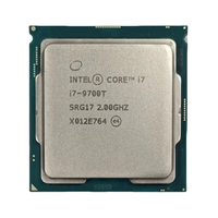 Processeur I7-9700T 8 cœurs 8 threads 2,00 GHz de base 4,30 GHz Turbo LGA 1151 12 Mo de cache 35 W TDP Ordinateur de bureau 64 bits 14 nm Virtualisation