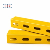 Perfil de Canal en C Unistrut de 1-5/8"x1-5/8" (41x41) Electro-galvanizado Sin Aleación, Estándar ASTM, Tolerancia del 3%, Jiangsu