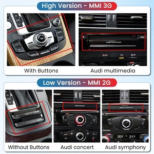 HFmidia 2026 ระบบลินุกซ์ใหม่ หน้าจอบางขนาด 10.25 นิ้ว 12.8 นิ้ว สำหรับ Audi A4 A5 B8 8kh 8k5 8k2 8t3 8ta เครื่องเล่นวิดีโอในรถยนต์ CarPlay อัตโนมัติ - Product Image 2