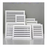 Fourniture directe d'usine moderne en alliage d'aluminium recto-verso Win persienne accessoires de victoire arrière ouverts à la main volets de plantation verticaux