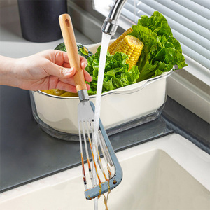 YIGO, nuevo estilo, accesorios de cocina, espátula de pescado ranurada de acero inoxidable para utensilios de cocina antiadherentes - Product Image 5