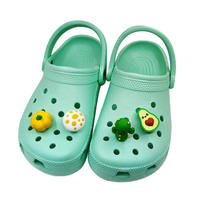 Aksesoris Sepatu PVC 3D Buah-buahan Custom Grosir, Dapat Dicuci, untuk Dekorasi Sepatu Clog