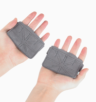 Guantes de Protección para Manos de Cuero PU, Transpirables, con Protección para la Palma, para Levantamiento de Pesas, Entrenamiento con Barra, Entrenamiento de Peso Muerto, Unisex