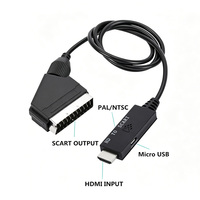 Convertidor HDMI a Scart, Cable de Audio y Video Macho a Macho, Gran Venta