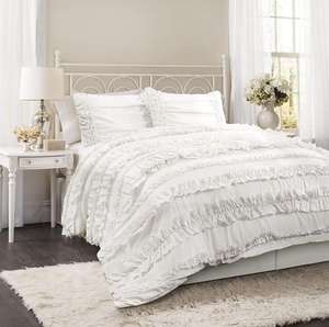 <span class=keywords><strong>ชุด</strong></span>เครื่องนอนสไตล์เจ้าหญิงสำหรับเด็กผู้หญิง สีขาว ชมพู เทา พร้อมผ้าคลุมเตียงลูกไม้ ปลอก<span class=keywords><strong>ผ้า</strong></span><span class=keywords><strong>นวม</strong></span> <span class=keywords><strong>ผ้า</strong></span>คลุมเตียงแบบมีระบาย คุณภาพดี ขนาดคิงไซส์ ลายดอกบัว สำหรับใช้ในบ้าน - Product Image 6