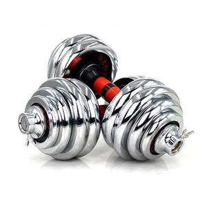 Set di Manubri Regolabili e Bilanciere con Logo Personalizzato all'Ingrosso da 20KG 30KG 50KG, Attrezzatura da <span class=keywords><strong>Palestra</strong></span> <span class=keywords><strong>Pesi</strong></span> Liberi Fitness Manubri all'Ingrosso da 90lb - Product Image 6