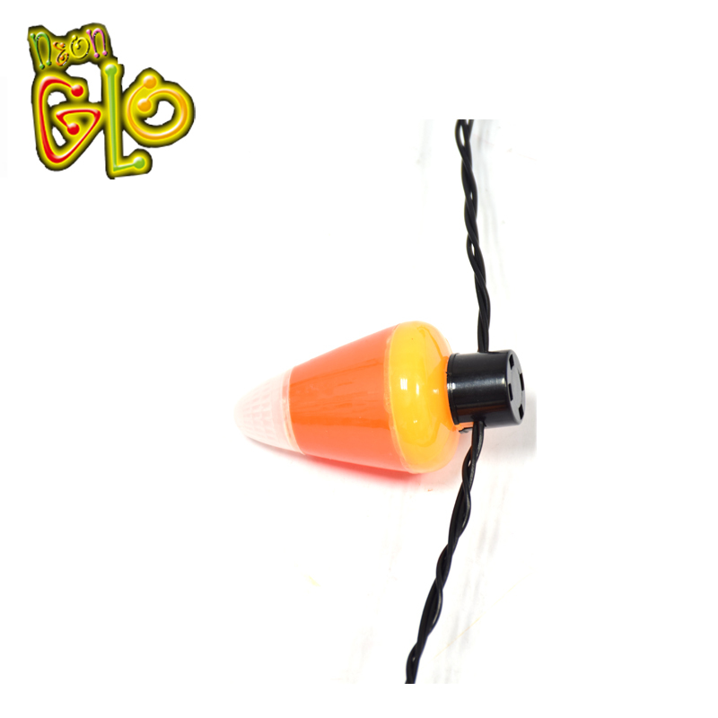 Promotionnel Fournitures De Fête Clignotant LED Personnalisé Halloween Collier De Bonbons