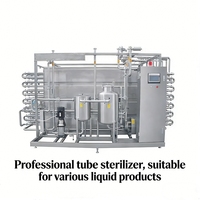 Machine de pasteurisation UHT tubulaire à chauffage uniforme pour jus de fruits, lait et eau