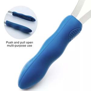 KingHon Brosse de toilettage pour animaux en acier inoxydable 304 avec lame de rasage pour poils et poignée séparée, peigne pour chevaux - Product Image 2