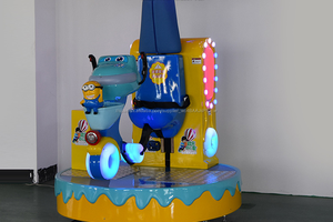 Diseño atractivo niños Arcade moneda operado carrusel feliz <span class=keywords><strong>Bicylce</strong></span> infantil máquina - Product Image 5