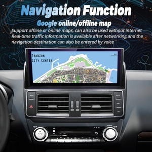 หน้าจอแอนดรอยด์ 12.3 นิ้ว สำหรับรถยนต์โตโยต้า ปราโด 150 ปี 2014 - 2017 LC150 รองรับ CarPlay เครื่องเล่นวิทยุในรถยนต์ มัลติมีเดีย เครื่องเล่นวิดีโอ ระบบนำทาง GPS สเตอริโอ - Product Image 4