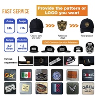 Casquettes Snapback classiques à 6 panneaux avec logo brodé personnalisé, style tendance, casquette à visière plate, chapeau hip-hop réglable, unisexe pour hommes
