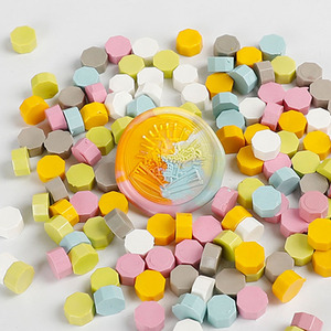 Lot de 100 perles de cire à cacheter pour scellage de sacs, cadeaux et jouets, numérotées de 1 à 80, en couleurs variées - Product Image 3