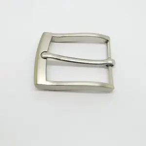 Harga pabrik inner 40mm chrome plating custom gesper sabuk gesper tunggal Prong sabuk gesper untuk pria