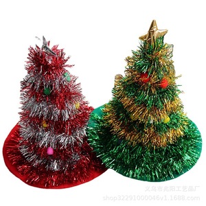 Christmas Tree Hat Non Woven Fabric Party Supplies Winter Festive Hat Unisex Decorations - Product Image 5