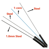 Kabel Fiber Optik Drop FTTH 300M Patch Cord SC ke SC UPC APC Simplex SM Single Mode Outdoor Hitam