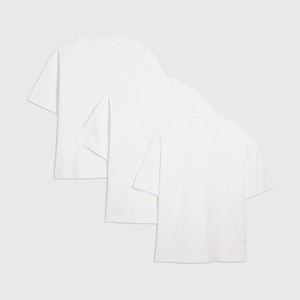 Camiseta de Verano al por Mayor, 250 g/m², 100 % Algodón, Manga Corta, Personalizable con Logotipo, Diseño Estampado, Estilo Hip Hop, Talla Grande - Product Image 6