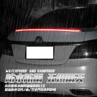 Universel 12V Voiture Multifonctionnel Aile Arrière Rouge En Fiber De Carbone LED Hayon Clignotant Frein Arrêt Queue Spoiler Bande Lumineuse