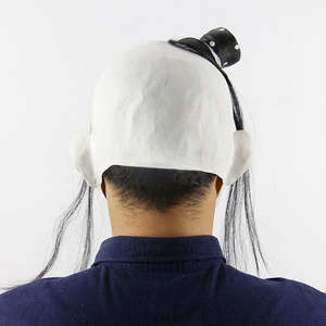 Nicro เครื่องแต่งกายฮาโลวีนปาร์ตี้สยองขวัญน่าขนลุกน่ากลัวหน้ากากยางสมจริงหน้ากากตัวตลกหน้ากากน่ากลัวยิ้มปีศาจปีศาจสีดำคอสเพลย์ - Product Image 5