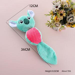 Juguetes de Peluche Ecológicos para Perros, Lindos Juguetes con Sonido en Forma de Zorro, Juguetes Masticables Interactivos con Sonido para Interiores - Product Image 4