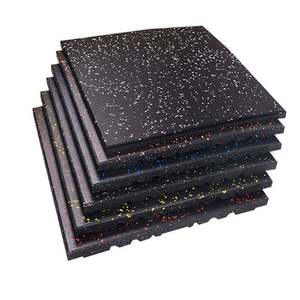 Top Sale Outdoor 1x1 Rubber <b>Gym</b> Floor <b>Mat</b> 2cm Sol Exterieur Fitness <b>Gym</b> Rubber <b>Flooring</b> - Product Image 1